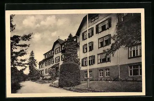 AK Lorch /Remstal, Heilstätte der Landesversicherungsanstalt Württemberg, Haupteingang