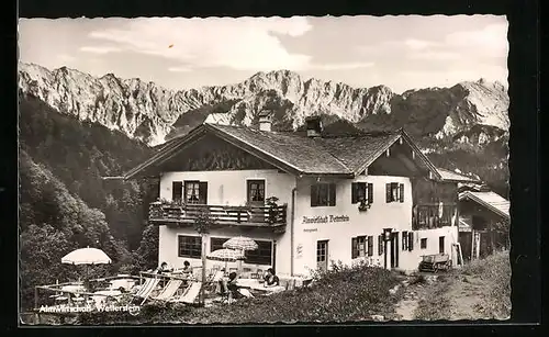 AK Partenkirchen, Almgasthaus Wetterstein
