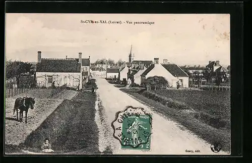 AK Saint-Cyr-en-Val, Vue panoramique