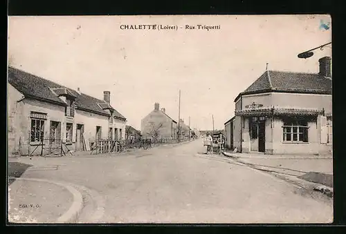 AK Châlette, Rue Triquetti, Strassenpartie