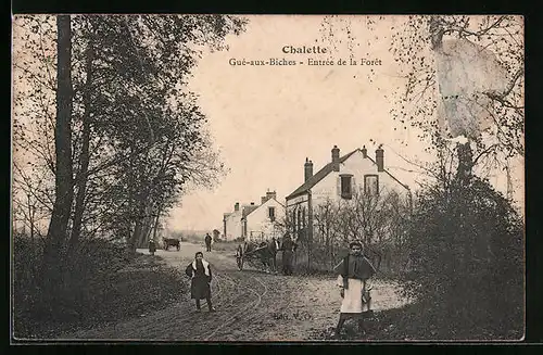 AK Châlette, Gué-aux-Biches, Entrée de la Forêt