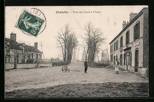AK Châlette, Pont du Canal à Vésine