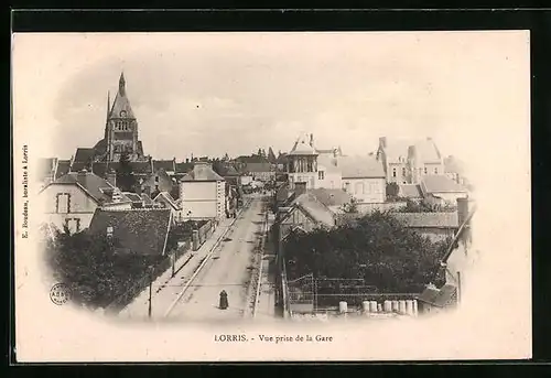 AK Lorris, Vue prise de la Gare