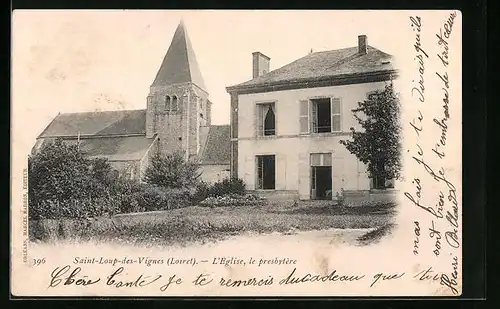 AK Saint-Loup-des-Vignes, L`Eglise, le presbytère