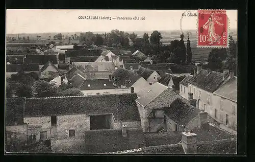 AK Courcelles, Panorama coté sud