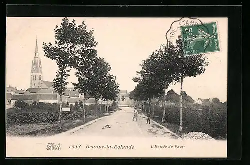 AK Beaune-la-Rolande, L`Entrée du Pays