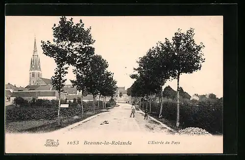 AK Beaune-la-Rolande, L`Entrée du Pays