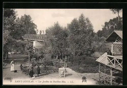 AK Saint-Nicolas, Les Jardins du Pavillon Bleu