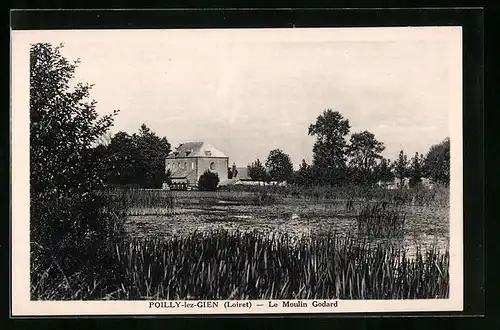 AK Poilly-lez-Gien, Le Moulin Godard