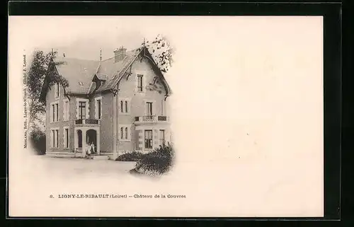 AK Ligny-le-Ribault, Château de la Couvrée