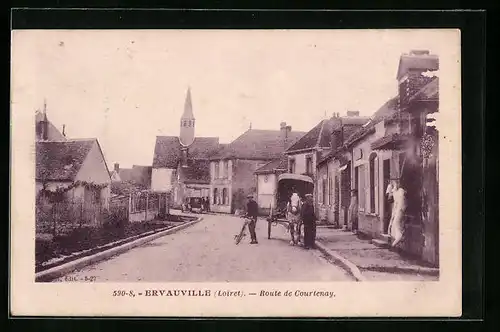 AK Ervauville, Route de Courtenay