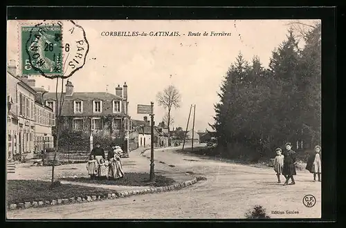 AK Corbeilles-du-Gatinais, Route de Ferrières