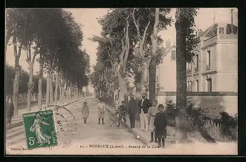 AK Puiseaux, Avenue de la Gare