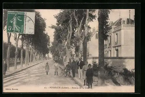 AK Puiseaux, Avenue de la Gare