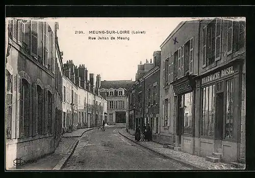 AK Meuine-sur-Loire, Rue Jehan de Meung