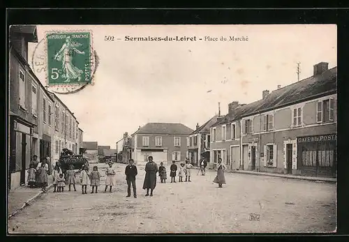 AK Sermaises-du-Loiret, Place du Marche