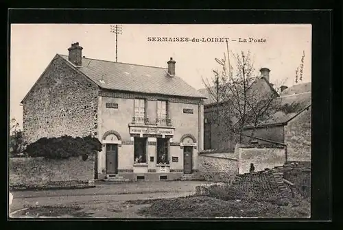 AK Sermaises-du-Loiret, La Poste