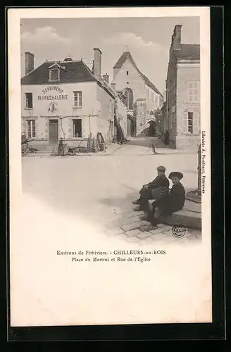 AK Chilleurs-au-Bois, Place du Martroi et Rue de l`Eglise