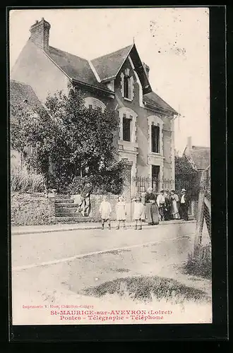AK St-Maurice-sur-Aveyron, Postes - Telegraphie - Telephone