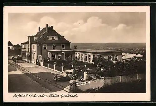 AK Dresden-Rossthal, Café Griessbach