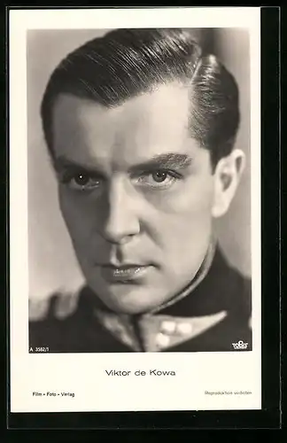 AK Schauspieler Viktor de Kowa in Uniform