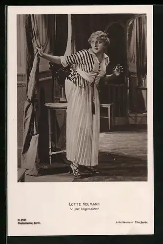 AK Schauspielerin Lotte Neumann in Der Geigenspieler