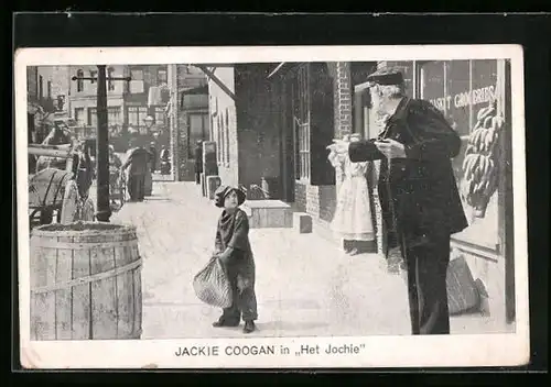 AK Schauspieler Jackie Coogan Filmszene aus Het Jochie