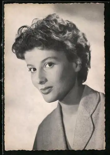 AK Schauspielerin Christiane Jansen lächelnd