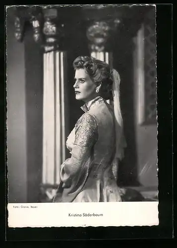 AK Schauspielerin Krisitna Söderbaum im Filmkostüm