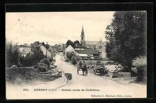 AK Cernoy, Entree route de Chatillon
