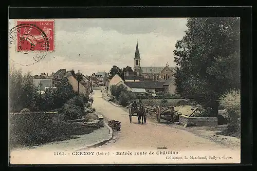 AK Cernoy, Entree route de Chatillon