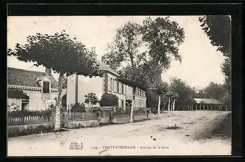 AK Chateau-Renard, Avenue de la Gare