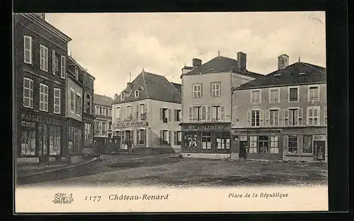 AK Chateau-Renard, Place de la Republique