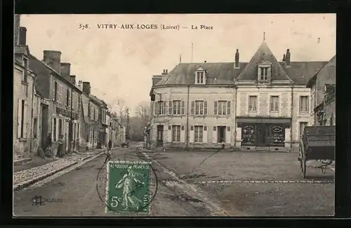 AK Vitry-aux-Loges, La Place