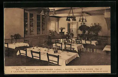 AK Nogent-sur-Vernisson, Hotel Du Puy-De Dome