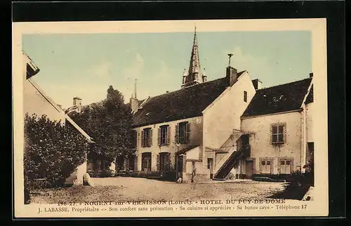 AK Nogent-sur-Vernisson, Hotel Du-Puy De Home