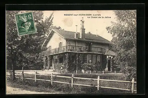 AK Nogent-sur-Vernisson, Le Chalet de la Jolive