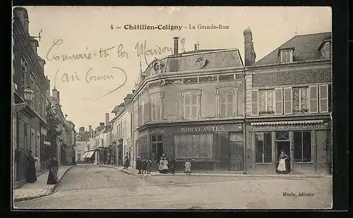 AK Chatillon-Coligny, La Grande-Rue