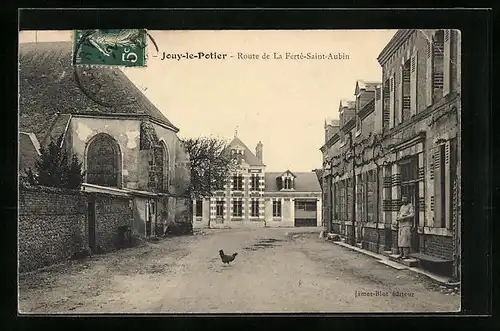 AK Jouy-le-Potier, Route de La Ferte-Saint-Aubin