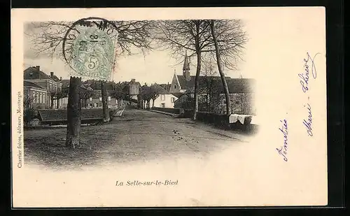 AK La Selle-sur-le-Bied, Grande-Rue