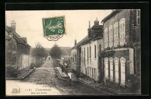 AK Courtenay, Rue des Ponts