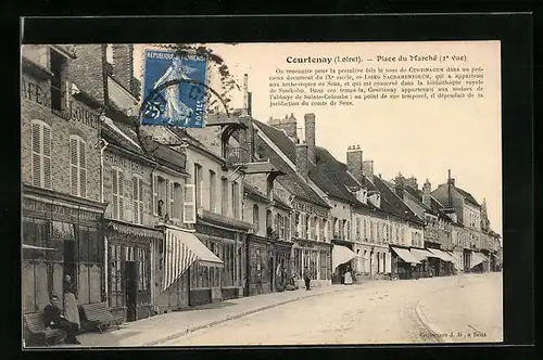 AK Courtenay, Place du Marche