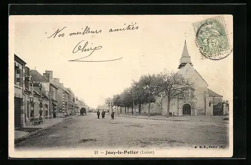 AK Jouy-le-Potier, Grande-Rue