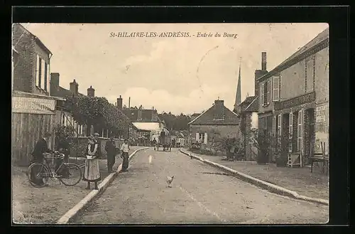 AK St-Hilaires-les-Andésis, Entree du Bourg