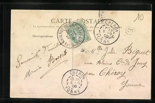 AK Pers, Rue Principale, Strassenpartie