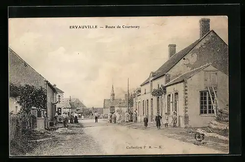 AK Ervauville, Route de Courtenay