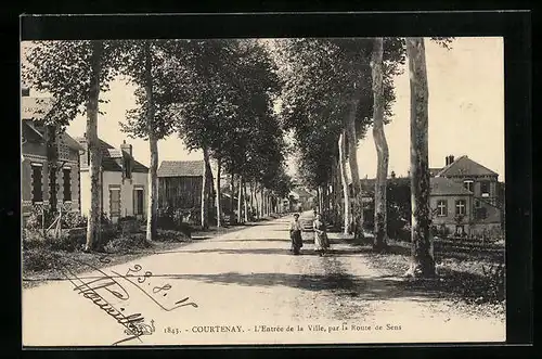 AK Courtenay, L`Entrée de la Ville par la Route de Sens