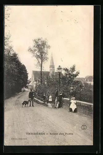 AK Triguères, Route des Ponts