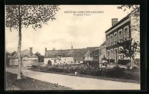 AK Mézières-sous-Bellegarde, Propriété Brunet