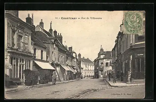 AK Courtenay, Rue de Villeneuve